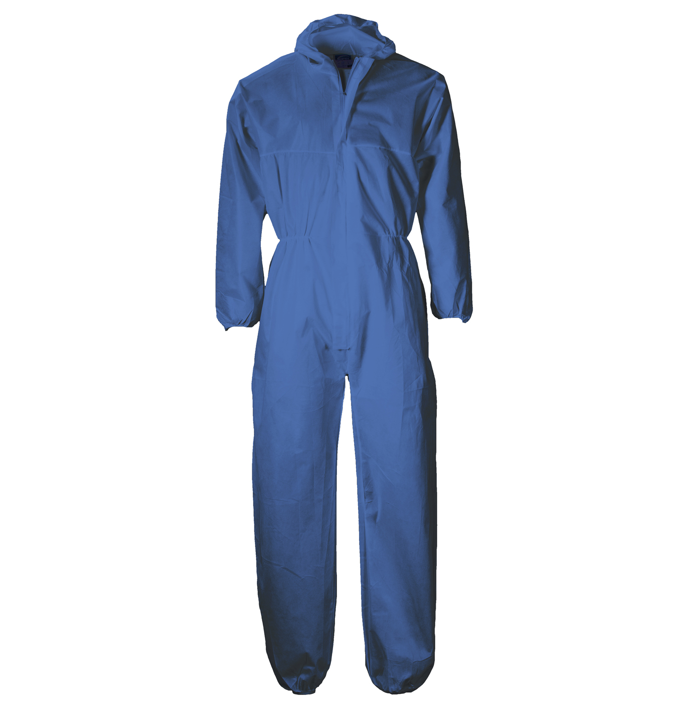 3 x Pack Disposable Blue Zip Front Hooded Coverall Boilersuit ...