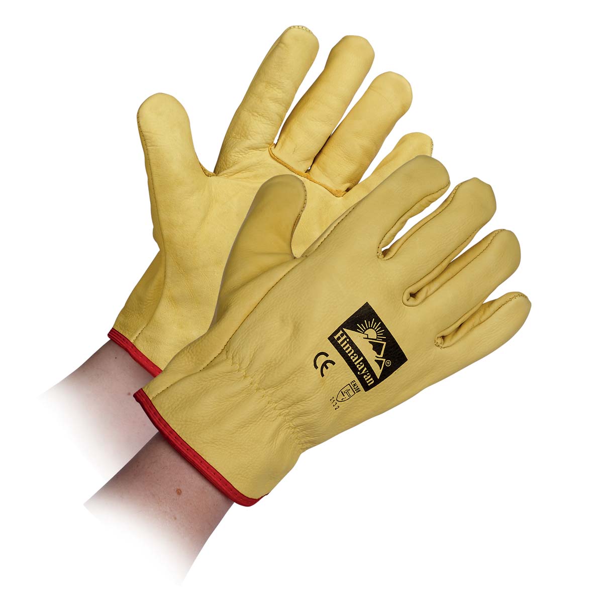 Fleece Lined Soft Leather Driver All Sizes Workmans Gloves 
