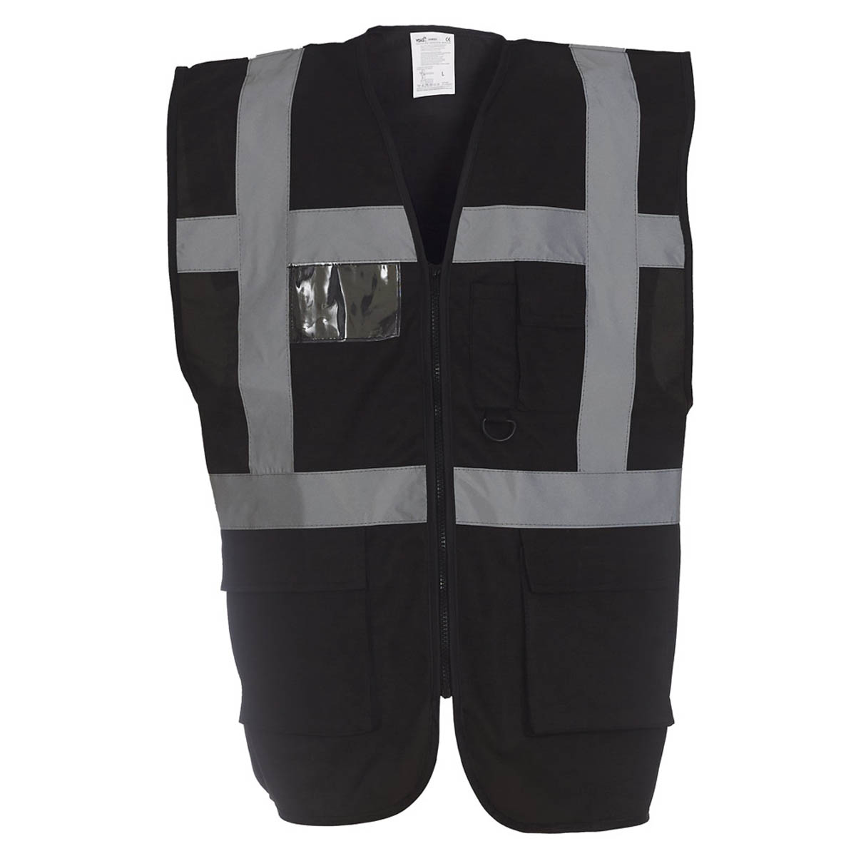 Black ‘SECURITY’ Hi Viz Executive Vest – Workwear World