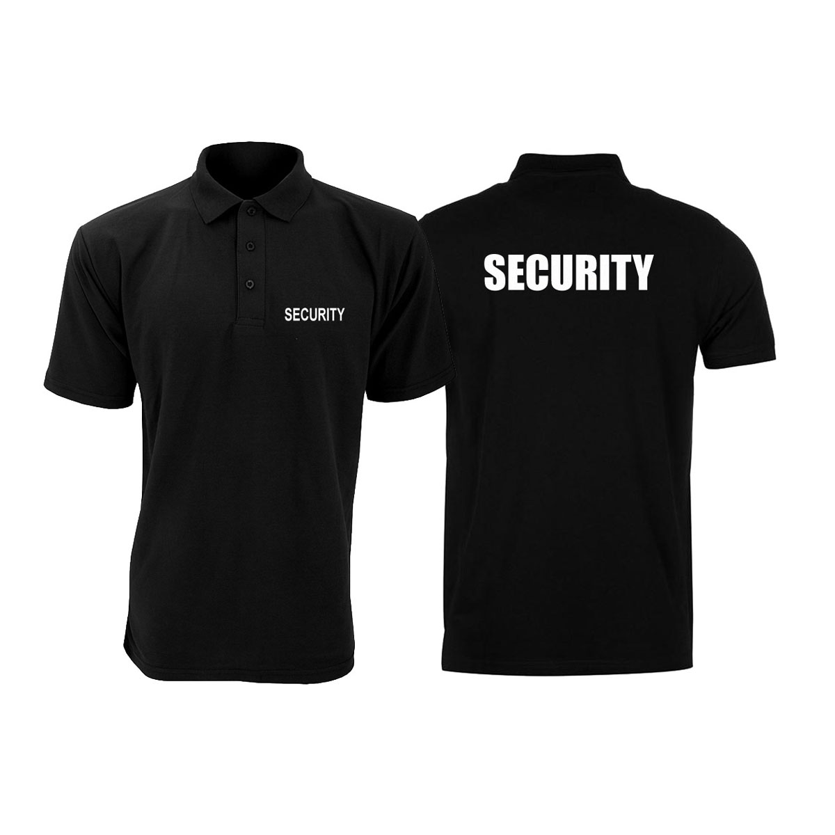 Men's Shirts & Tops Men's Clothing Security Polo Shirt Personalised ...