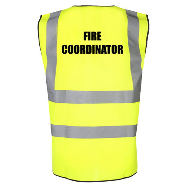 HVV Fire Coordinator Yellow Back