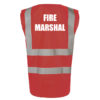HVV Red Fire Marshal Back