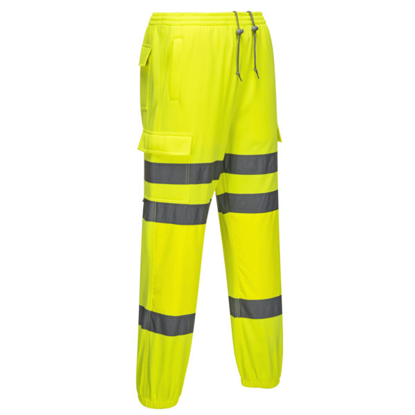 PortWest Men Hi-vis Track Pants Workwear Orange Various Size RT48 