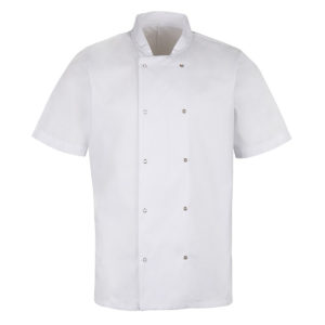 ASD Living Premium Sateen Black Long Sleeve Chef Coat,Small 