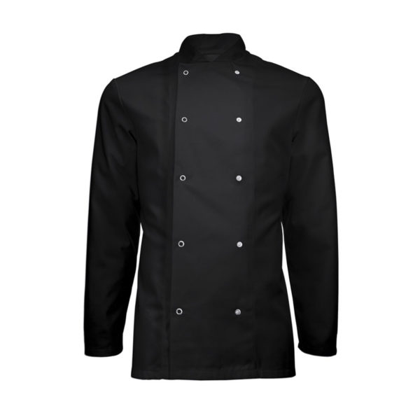 white durable top ALEXANDRA ESSENTIAL CHEF'S S/SLEEVE JACKET 