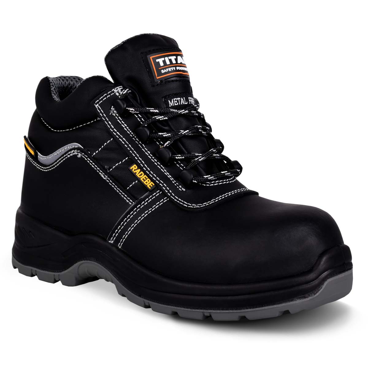 Titan Non Metallic Waterproof Leather Work Safety Boots Composite Toe Cap Sole 