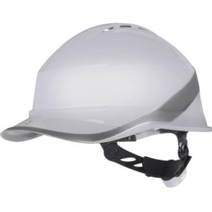 White by Venitex Venitex Quartz III Hard Hat Safety Helmet With 3 Adjustable Cradle Straps And Ratchet Adjustment 